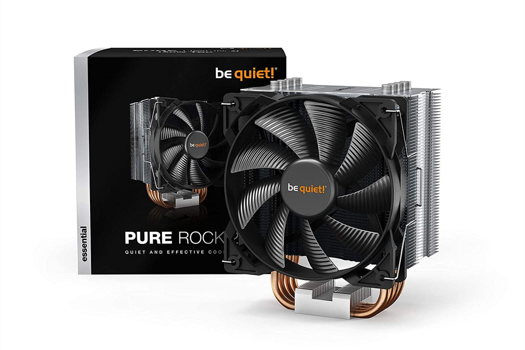 Be Quiet! Pure Rock 2 Air CPU Cooler Heatsink & Fan, Intel & AMD Sockets, 120mm PWM Fan, 150W TDP