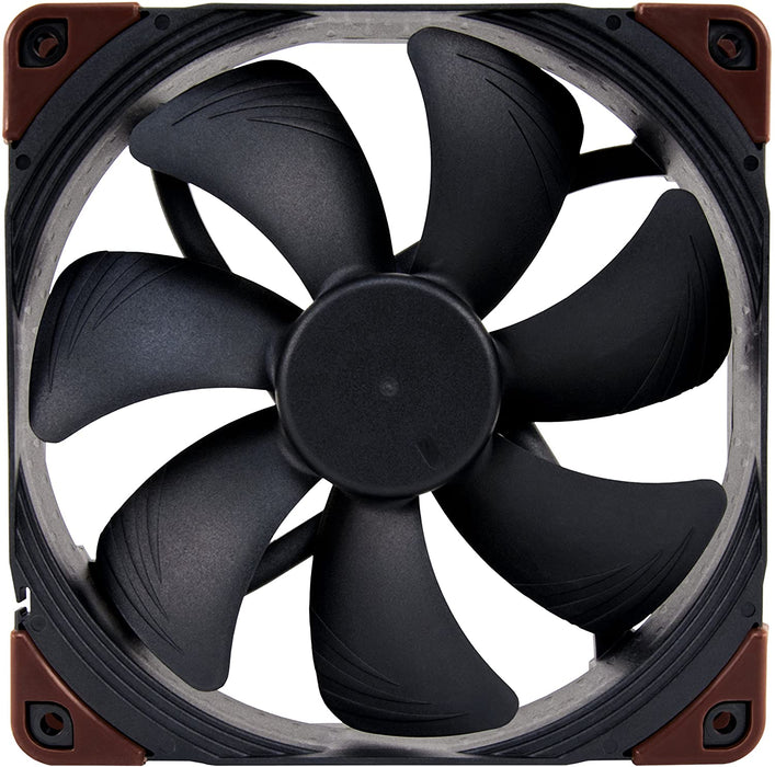 Noctua NF-A14 iPPC-2000, Heavy Duty Cooling Fan, 3-Pin, 2000 RPM (140mm, Black)