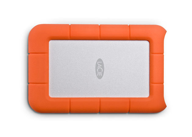 LaCie 2TB Portable Hard Drive Rugged Mini USB 3.0 for PC and Mac, Shock, Drop and Pressure Resistant