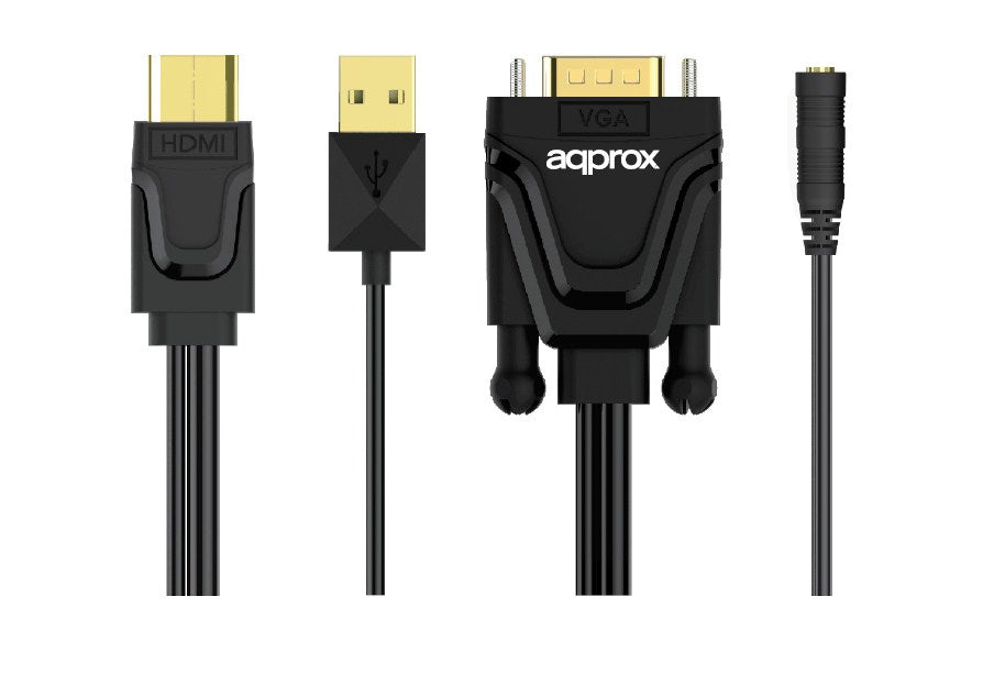 Aqprox APPC22 HDMI/USB VGA/3.5mm Black