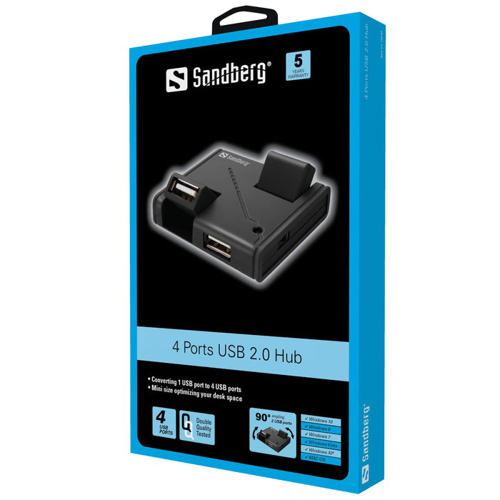 Sandberg External 4-Port USB 2.0 Hub