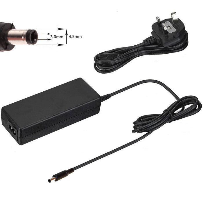 Dell XPS Compatible 19.5V 2.31A 45W Charger 4.5mm X 3.0mm With Power Cable