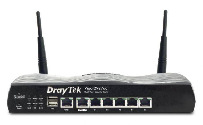 Draytek Vigor 2927ac router with 11ac AC1300 wireless V2927AC