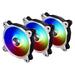 Lian Li Bora Digital RGB PWM Triple Pack, 120mm, Silver