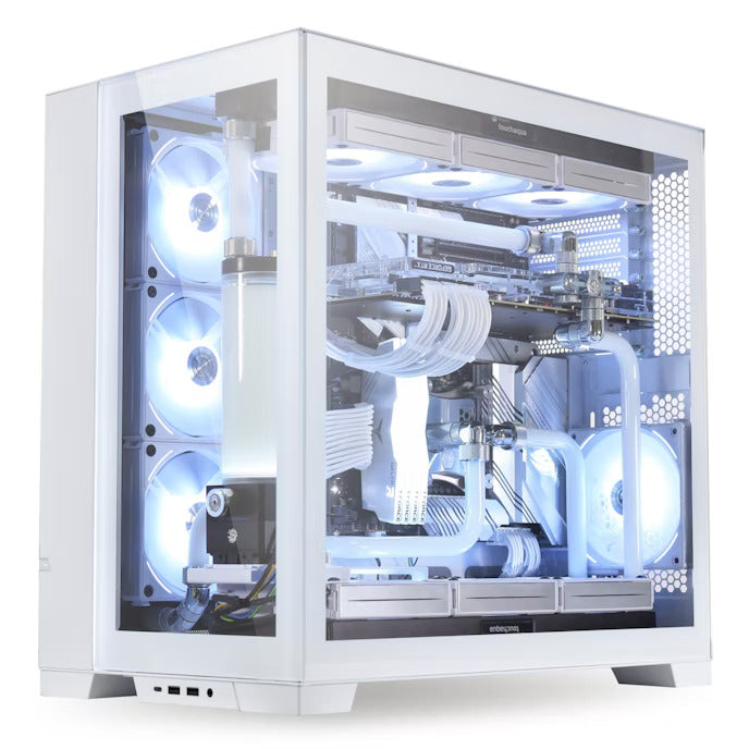 Lian Li O11D EVO Mid-Tower PC Case E-ATX Air Flow Desktop Computer Case, O11DE-2W- White