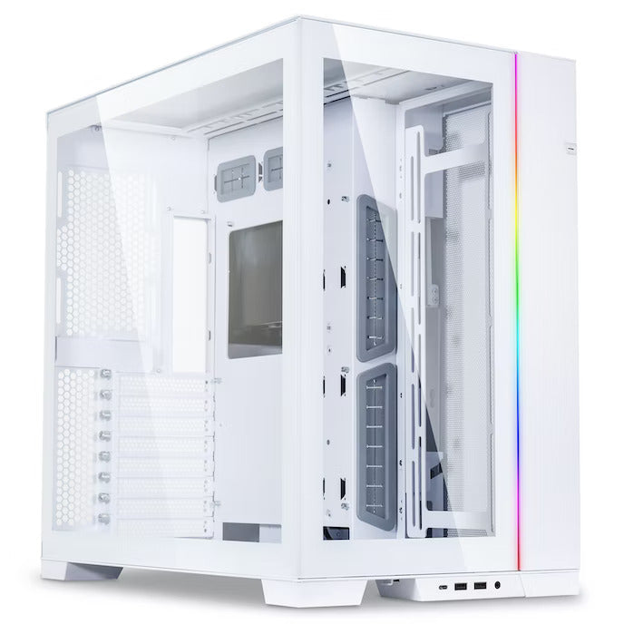Lian li O11D Mid Tower PC Case E-ATX White Computer Case
