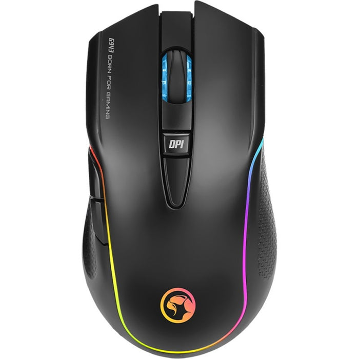 Scorpion G943 RGB Gaming Mouse, Adjustable up to 5000dpi, 6 Programmable Buttons, Black