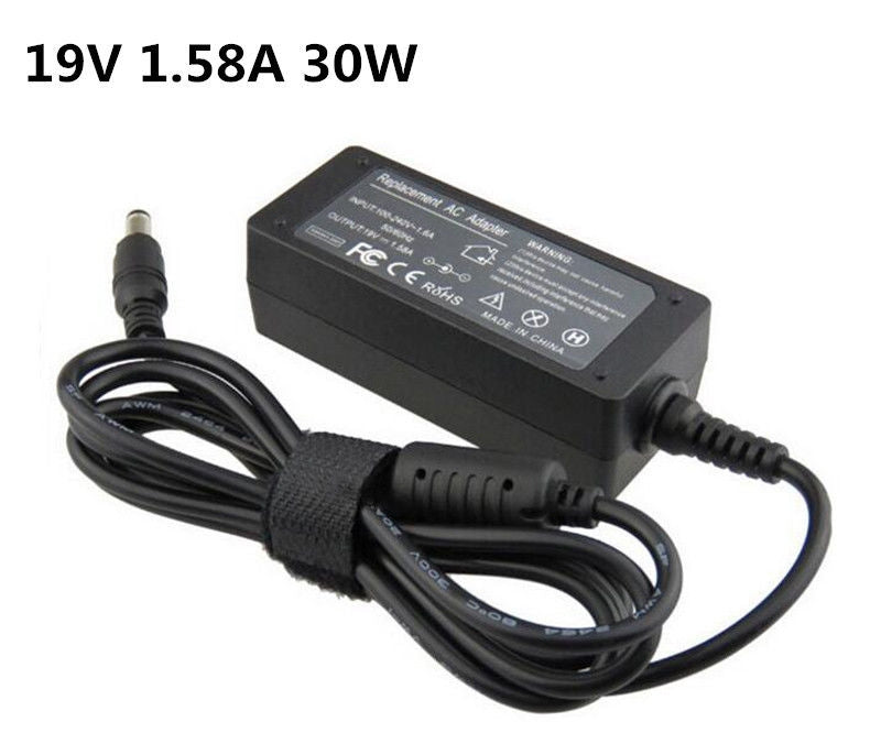 Toshiba Replacement Laptop Adapter 19v 1.58amp 30W ( 2.5mm X 5.5mm )