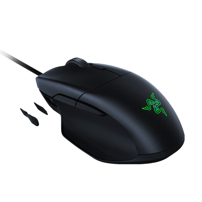 Razer Basilisk Essential Gaming Mouse Wired, Chroma RGB Lighting, 6400 DPI Optical Sensor, 7 Programmable Buttons, Mechanical Switches, Black