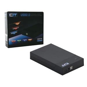 CiT USB 3.0 To SATA External Hard Drive Enclosure Case For 3.5 Inch SATA HDD (Maximum Support 4TB)