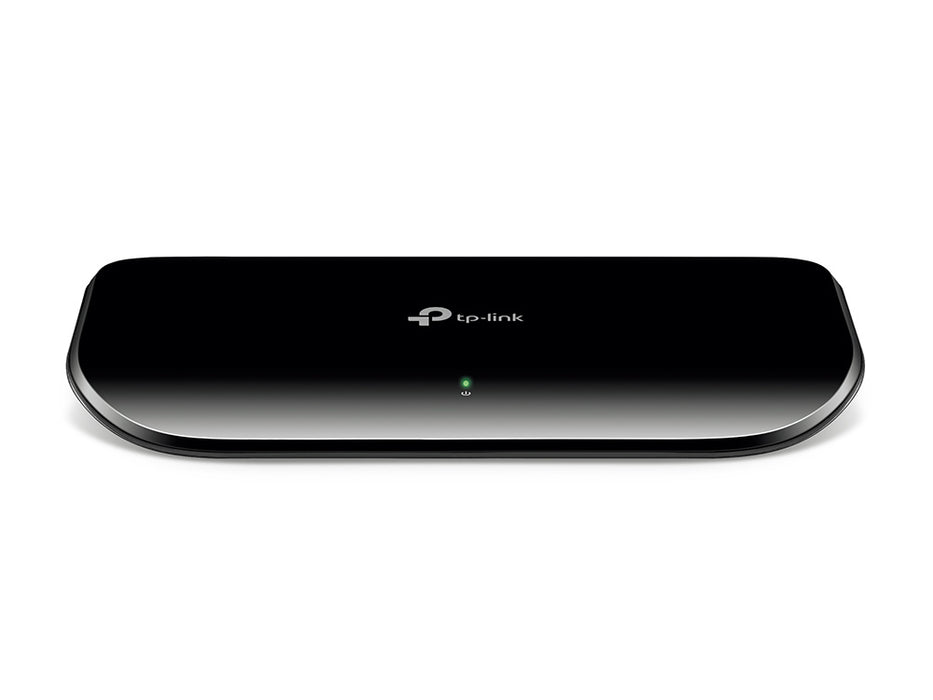 TP-Link 8-Port Gigabit Unmanaged Desktop Switch, Plastic Case, RJ45 Ports, TL-SG1008D