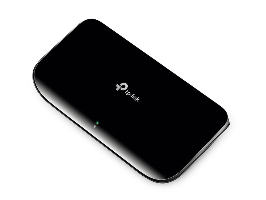 TP-Link 8-Port Gigabit Unmanaged Desktop Switch, Plastic Case, RJ45 Ports, TL-SG1008D