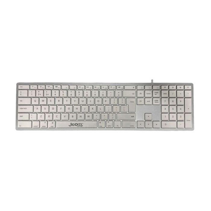 Mac keyboard Scissor Keycap Design white, usb & usb type-c wired keyboard